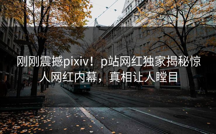 刚刚震撼pixiv！p站网红独家揭秘惊人网红内幕，真相让人瞠目