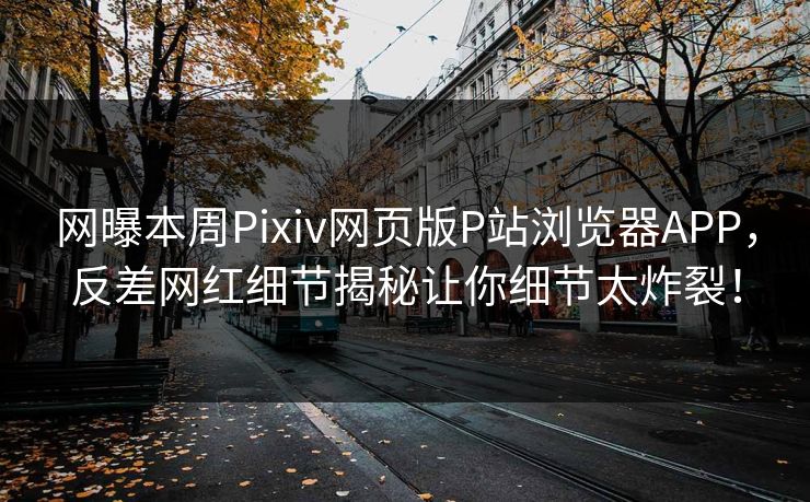 网曝本周Pixiv网页版P站浏览器APP，反差网红细节揭秘让你细节太炸裂！