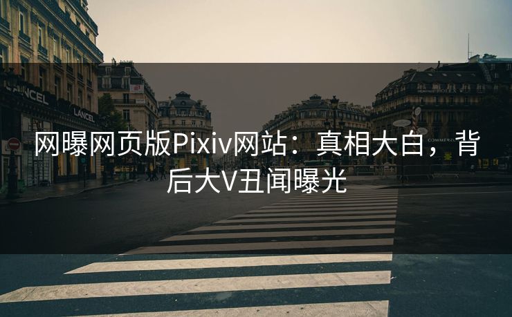 网曝网页版Pixiv网站：真相大白，背后大V丑闻曝光