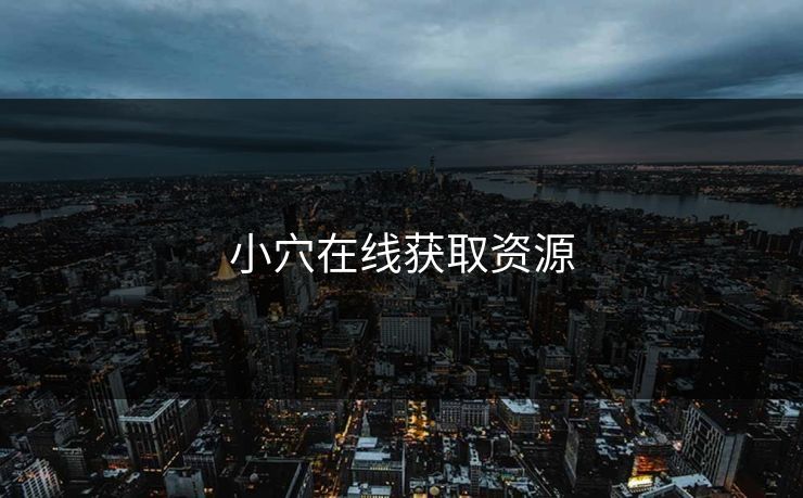 小穴在线获取资源